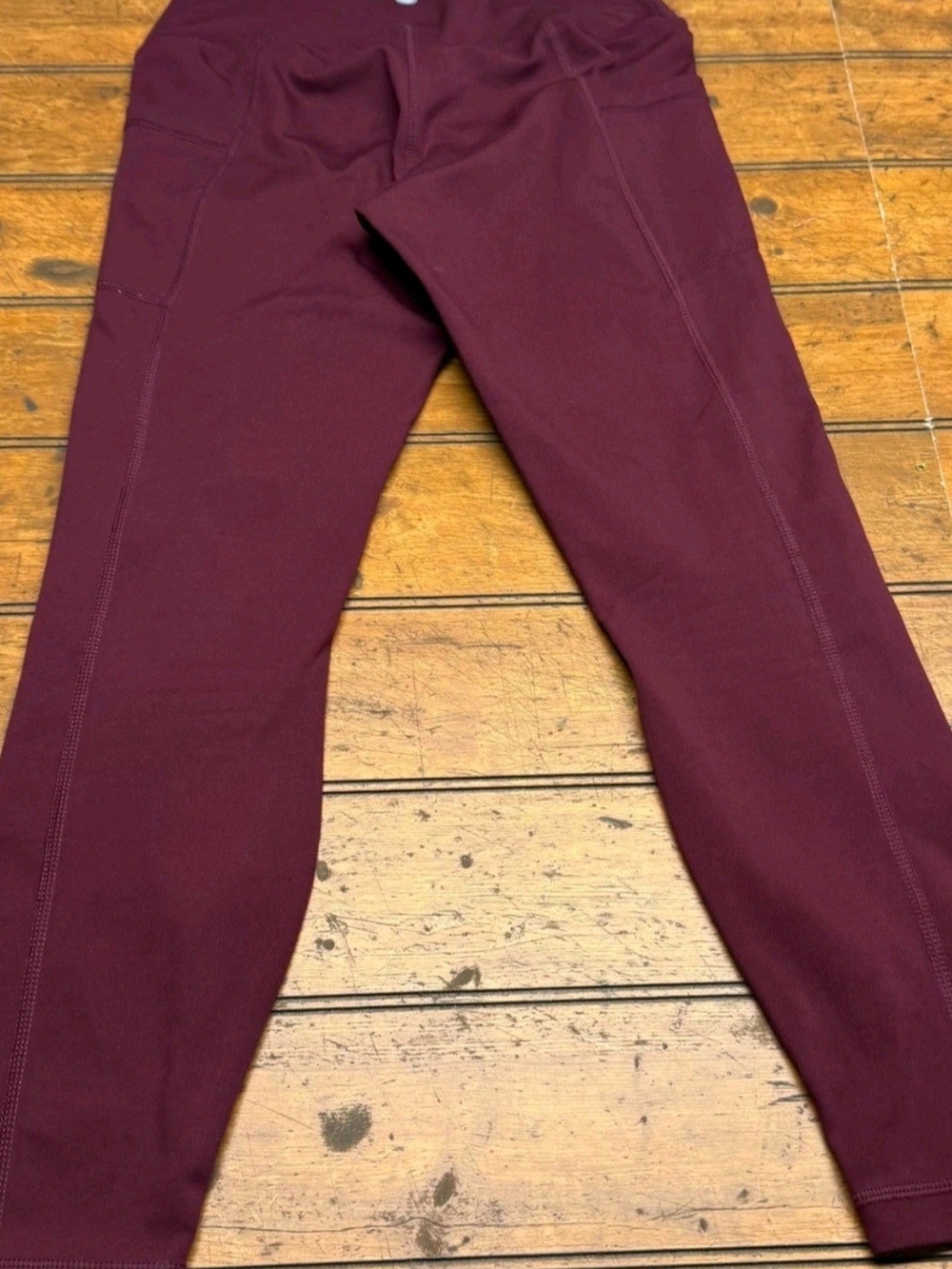 Women's Deep Burgundy Performance Leggings